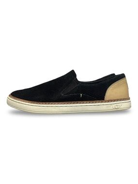 UGG Australia Adley Perforated Slip On Black Suede Sneakers Women’s 7
